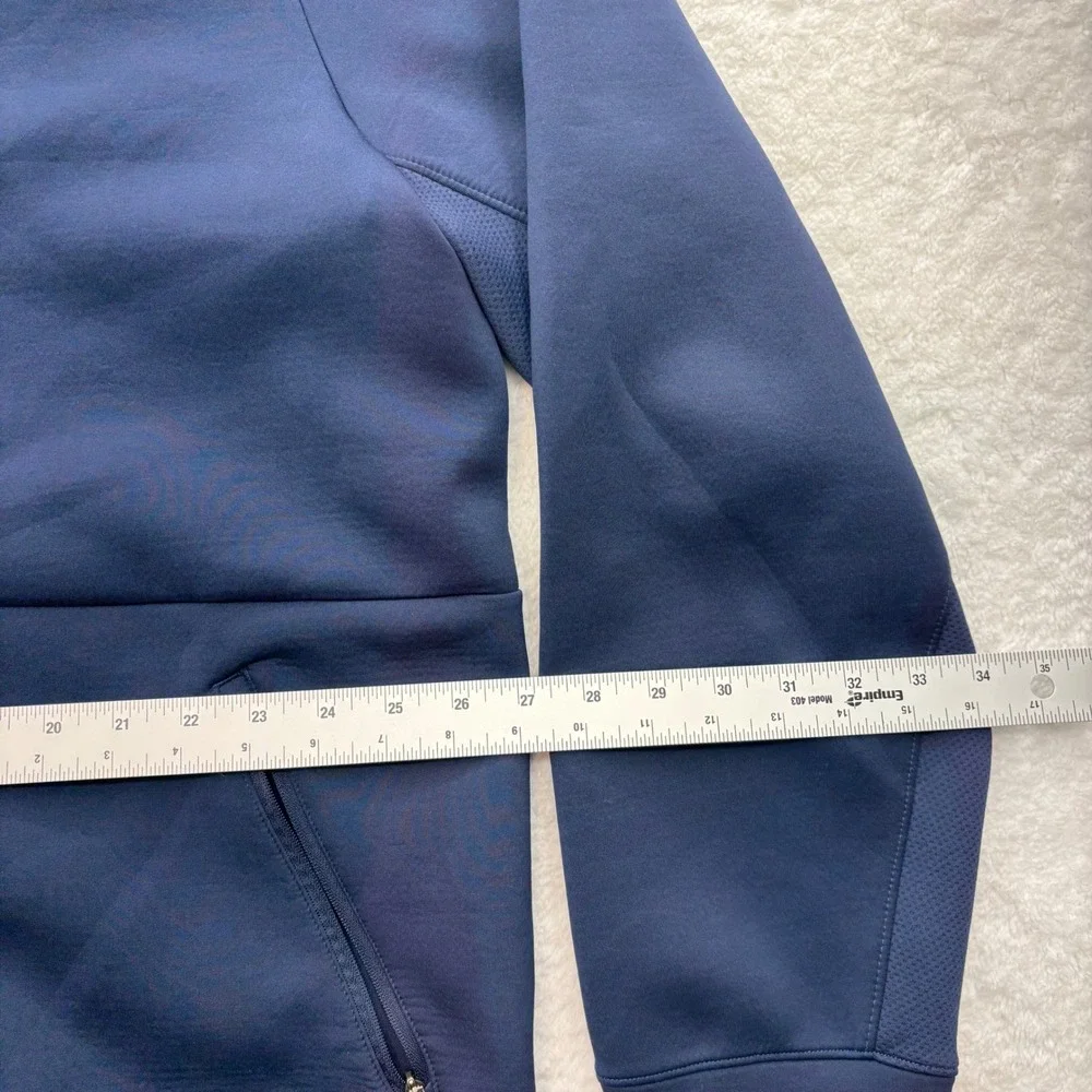 Jordan Mens XXL Navy Blue Full Zip Hoodie Jumpman Athletic Jacket Tech Style